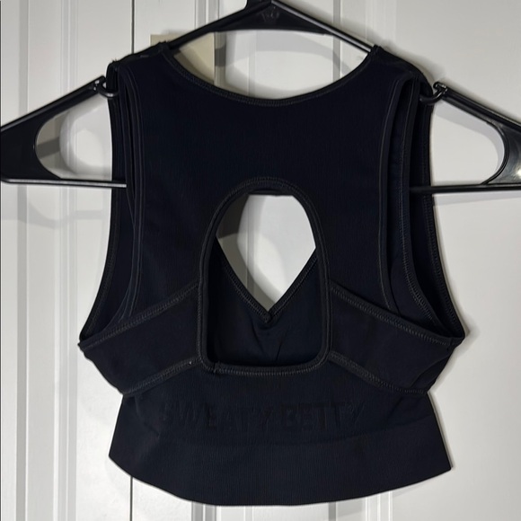 Sweaty Betty seamless plunge Black Sports Bra - Picture 4 of 6